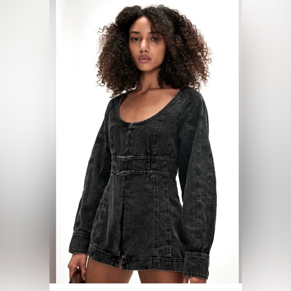 Free People Acid Acid Washed Tunic View 3